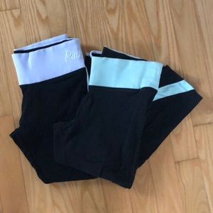 PINK crop yoga pants